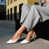image:imageDREAM PAIRS Womens Kitten Heels Slingback Closed Pointed Toe Low Pumps Shoes Women Party Wedding Sexy Casual Dress ShoesWhite