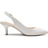 image:imageDREAM PAIRS Womens Kitten Heels Slingback Closed Pointed Toe Low Pumps Shoes Women Party Wedding Sexy Casual Dress ShoesWhitepu