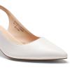 image:imageDREAM PAIRS Womens Kitten Heels Slingback Closed Pointed Toe Low Pumps Shoes Women Party Wedding Sexy Casual Dress ShoesWhitepu