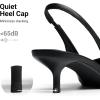 image:imageDREAM PAIRS Womens Kitten Heels Slingback Low Closed Toe Comfortable Pumps Pointed Toe Wedding Party Elegant Dress ShoesBlackpu