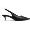 image:imageDREAM PAIRS Womens Kitten Heels Slingback Low Closed Toe Comfortable Pumps Pointed Toe Wedding Party Elegant Dress ShoesBlackpu
