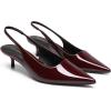 image:imageDREAM PAIRS Womens Kitten Heels Slingback Low Closed Toe Comfortable Pumps Pointed Toe Wedding Party Elegant Dress ShoesBurgundy