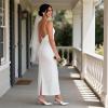 image:imageDREAM PAIRS Womens Kitten Heels Slingback Low Closed Toe Comfortable Pumps Pointed Toe Wedding Party Elegant Dress ShoesWhite
