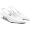 image:imageDREAM PAIRS Womens Kitten Heels Slingback Low Closed Toe Comfortable Pumps Pointed Toe Wedding Party Elegant Dress ShoesWhite