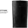 image:imageDREAM PAIRS Womens Knee High Boots Pullon Tall Shaft with Western Stitching Vintage Style Comfortable Square Toe Boots for WomenBlack