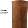 image:imageDREAM PAIRS Womens Knee High Boots Pullon Tall Shaft with Western Stitching Vintage Style Comfortable Square Toe Boots for WomenTan