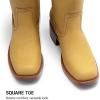 image:imageDREAM PAIRS Womens Knee High Boots Pullon Tall Shaft with Western Stitching Vintage Style Comfortable Square Toe Boots for WomenYellow