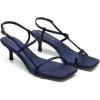 image:imageDREAM PAIRS Womens Low Kitten Heels Square Open Toe Ankle Strap Party Wedding Dressy 216 Inch 2026SS Sandals Shoes With Quiet Heel CapNavy