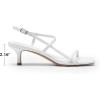 image:imageDREAM PAIRS Womens Low Kitten Heels Square Open Toe Ankle Strap Party Wedding Dressy 216 Inch 2026SS Sandals Shoes With Quiet Heel CapWhite