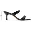image:imageDREAM PAIRS Womens Low Kitten Heels Square Toe Two Strap Heeled Sandals Dress Casual Summer Mules ShoesBlack