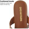 image:imageDREAM PAIRS Womens Low Kitten Heels Square Toe Two Strap Heeled Sandals Dress Casual Summer Mules ShoesBrown