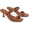 image:imageDREAM PAIRS Womens Low Kitten Heels Square Toe Two Strap Heeled Sandals Dress Casual Summer Mules ShoesBrown