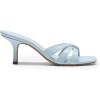 image:imageDREAM PAIRS Womens Square Open Toe Flip Flops Strappy Kitten Heels 25 inch Stability Cute Thong Mules Sandals with Cushioned Insoles for Allday WearLight Blue