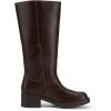 image:imageDREAM PAIRS Womens Square Toe Platform Chunky Block Heel Knee High Riding BootsDark Brown