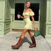 image:imageDREAM PAIRS Womens Square Toe Platform Chunky Block Heel Knee High Riding BootsLight Brown