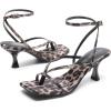 image:imageDREAM PAIRS Womens kitten Low Strappy Lace Up Heels Open Square Toe Thong Ankle Strap Heels Sexy Fashion Comfort Dress Shoes Party Sylvestra Pumps Heeled SandalsLeopard