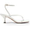 image:imageDREAM PAIRS Womens kitten Low Strappy Lace Up Heels Open Square Toe Thong Ankle Strap Heels Sexy Fashion Comfort Dress Shoes Party Sylvestra Pumps Heeled SandalsWhitepu