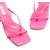 image:imageDREAM PAIRS Womens kitten Low Strappy Lace Up Heels Open Square Toe Thong Ankle Strap Heels Sexy Fashion Comfort Dress Shoes Party Sylvestra Pumps Heeled SandalsHot Pinkpu