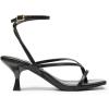 image:imageDREAM PAIRS Womens kitten Low Strappy Lace Up Heels Open Square Toe Thong Ankle Strap Heels Sexy Fashion Comfort Dress Shoes Party Sylvestra Pumps Heeled SandalsBlackpu