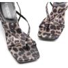image:imageDREAM PAIRS Womens kitten Low Strappy Lace Up Heels Open Square Toe Thong Ankle Strap Heels Sexy Fashion Comfort Dress Shoes Party Sylvestra Pumps Heeled SandalsLeopard