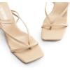 image:imageDREAM PAIRS Womens kitten Low Strappy Lace Up Heels Open Square Toe Thong Ankle Strap Heels Sexy Fashion Comfort Dress Shoes Party Sylvestra Pumps Heeled SandalsNudepu