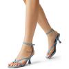 image:imageDREAM PAIRS Womens kitten Low Strappy Lace Up Heels Open Square Toe Thong Ankle Strap Heels Sexy Fashion Comfort Dress Shoes Party Sylvestra Pumps Heeled SandalsDenim Blue