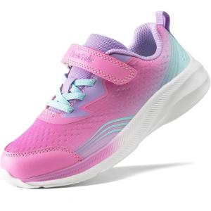 image:imageDREAM PAIRS Boys Girls Shoes Kids Tennis Sneakers Athletic Running Walking School Gym Lightweight Footwear for LittleBig KidHot PinkBlue