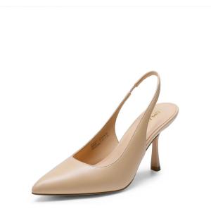 image:imageDREAM PAIRS Womens Heels Slingback Stiletto Pumps Shoes Pointed Closed Toe Kitten Heels Dress Bridal Elegant Wedding Sexy PartyNudepu
