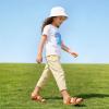 image:imageDREAM PAIRS Girls Boys Slides For Kids NonSlip with Adjustable Straps for Indoor amp Outdoor Toddler Little KidBig KidCamel