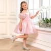 image:imageDREAM PAIRS Girls Dress Shoes Mary Jane Double Straps High Heel Easter Wedding Party Church Princess Communion Pumps for LittleBig KidsSilver