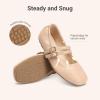 image:imageDREAM PAIRS Girls Dress Shoes Slip on Ballerina Flats Mary Jane Ballet Shoes for WeddingPartyNude