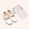 image:imageDREAM PAIRS Girls Dress Shoes Slip on Ballerina Flats Mary Jane Ballet Shoes for WeddingPartyWhite