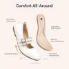 image:imageDREAM PAIRS Girls Dress Shoes Slip on Ballerina Flats Mary Jane Ballet Shoes for WeddingPartyWhite