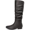 image:imageDREAM PAIRS Womens Knee High Pull On Fall Weather Winter BootsBlackPu