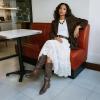 image:imageDREAM PAIRS Womens Knee High Pull On Fall Weather Winter BootsBrown