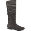 image:imageDREAM PAIRS Womens Knee High Pull On Fall Weather Winter BootsGrey