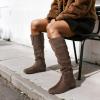 image:imageDREAM PAIRS Womens Knee High Pull On Fall Weather Winter BootsTaupe