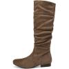 image:imageDREAM PAIRS Womens Knee High Pull On Fall Weather Winter BootsTaupe