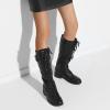 image:imageDREAM PAIRS Womens Pu Knee High Riding Combat BootsGeorgiablack