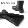 image:imageDREAM PAIRS Womens Pu Knee High Riding Combat BootsGeorgiablack