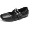image:imageDREAM PAIRS Girls Dress Shoes Slip on Ballerina Flats Mary Jane Ballet Shoes for WeddingPartyBlack