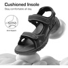 image:imageDREAM PAIRS Mens Arch Support Hiking Walking Sandals Sport Outdoor Athletic Comfortable Open toe Summer Beach Water Sandals For MenBlack