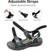 image:imageDREAM PAIRS Mens Arch Support Hiking Walking Sandals Sport Outdoor Athletic Comfortable Open toe Summer Beach Water Sandals For MenBlackGrey