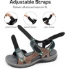 image:imageDREAM PAIRS Mens Arch Support Hiking Walking Sandals Sport Outdoor Athletic Comfortable Open toe Summer Beach Water Sandals For MenBrown