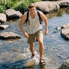 image:imageDREAM PAIRS Mens Arch Support Hiking Walking Sandals Sport Outdoor Athletic Comfortable Open toe Summer Beach Water Sandals For MenBrown
