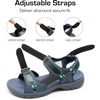 image:imageDREAM PAIRS Mens Arch Support Hiking Walking Sandals Sport Outdoor Athletic Comfortable Open toe Summer Beach Water Sandals For MenNavy