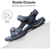 image:imageDREAM PAIRS Mens Arch Support Hiking Walking Sandals Sport Outdoor Athletic Comfortable Open toe Summer Beach Water Sandals For MenNavy
