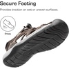image:imageDREAM PAIRS Mens Sandals Hiking Water Sport Athletic Beach Outdoor Comfortable Casual Closed Toe Summer Sandal ShoesBrown