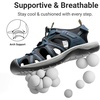 image:imageDREAM PAIRS Mens Sandals Hiking Water Sport Athletic Beach Outdoor Comfortable Casual Closed Toe Summer Sandal ShoesDark Blue