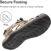 image:imageDREAM PAIRS Mens Sandals Hiking Water Sport Athletic Beach Outdoor Comfortable Casual Closed Toe Summer Sandal ShoesKhaki